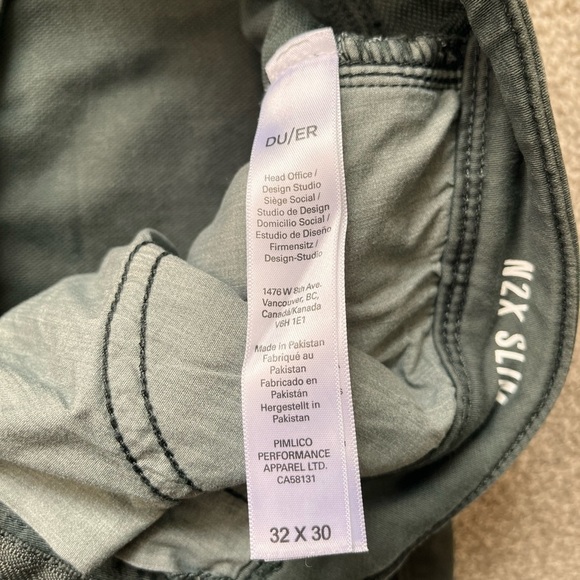 Mens DUER N2X Slim Fit No Sweat Pants 32x30 - Picture 4 of 10